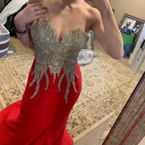RED Tarik Ediz prom/formal dress